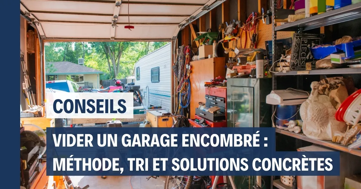 Vider un garage encombré dans la Loire : méthode, tri et solutions concrètes